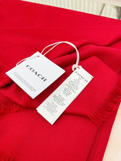 SCARF 180 CM IN CHERRY RED CASHMERE 332875