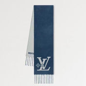 SMASH SCARF 210 CM IN ELECTRIC BLUE WOOL 390964