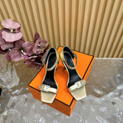 JULY SANDAL 105 MM IN LIGHT GOLD CALFSKIN
