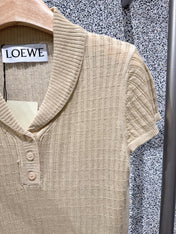 LOEWE 26S KNIT POLO SHIRT 434
