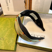 HAIRBAND WITH FLOWER PRINT IN MOSS GREEN SILK 398865