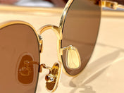 SUNGLASS CL40100 IN METAL MINERAL GLASS LENSES