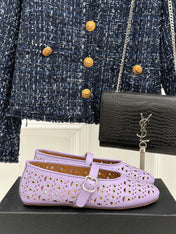 MARY JANE IN PASTEL GRAY CALFSKIN