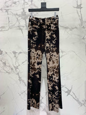 DIOR 25S CORDUROY CAMOUFLAGE PANTS STYLE 006
