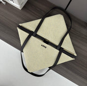 LOE 31 FUZZLE FOLD IN WHITE CANVAS