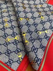 GUCCI 25S SCARF 90 IN SILK 718515