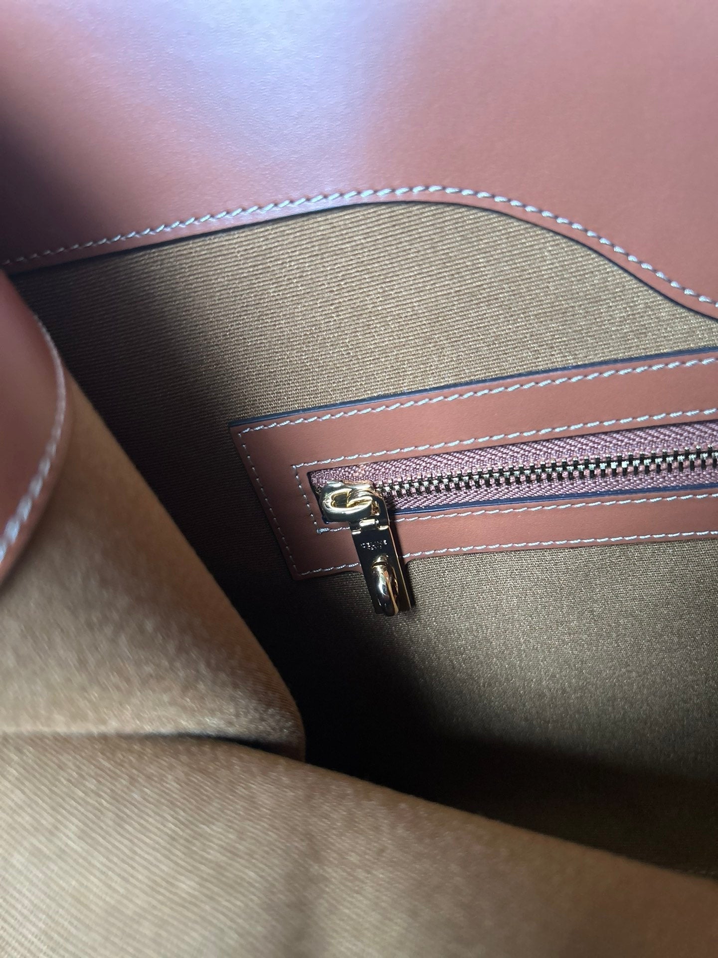 CABAS 37 IN BLACK TRIOMPHE CANVAS AND BRONZE BROWN CALFSKIN TRIM GOLD LOCK