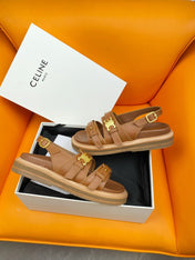 TIPPI TRIOMPHE SANDAL IN CALFSKIN TAN