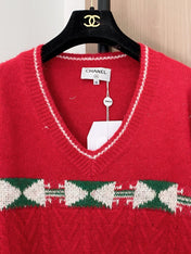 CHANEL 26S V-NECK SWEATER 855