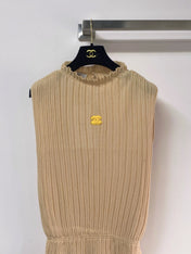 CHANEL 26S SLEEVELESS SHIRT STYLE 1044