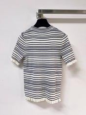 CHANEL 26S SHORT-SLEEVE SWEATER STYLE 1051
