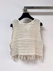 CHANEL 26S SLEEVELESS SWEATER STYLE 1053