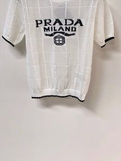 PRADA 26S SHORT-SLEEVED SWEATER STYLE 855