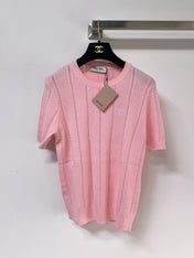 MIUMIU 26S SHORT-SLEEVED SWEATER STYLE 1119