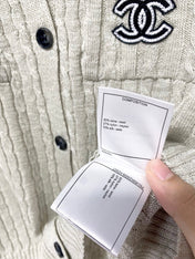 CHANEL 26S SLEEVELESS POLO KNIT TOP STYLE 1137