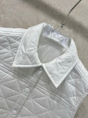 MONCLER 25S DOWN VEST IN WHITE 099