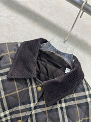 BURBERRY 25S COTTON PLAID JACKET 131