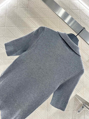 MIUMIU SHORT-SLEEVE KNIT POLO SHIRT STYLE 99