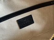 BLONDIE SMALL SHOULDER BAG 21 IN BLACK SMOOTH CALFSKIN