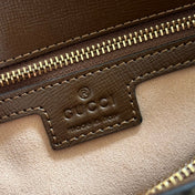 GUCCI 25S HORSEBIT 1955 MEDIUM SHOULDER BAG 29 CM IN BROWN CALFSKIN WITH GOLD HARDWARE
