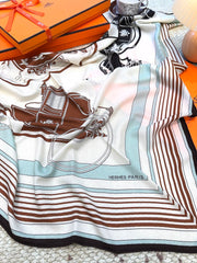 HERMES 25S SCARF 140 IN CASHMERE SILK 854529