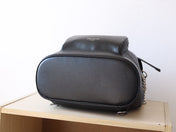 LV 25S MONTSOURIS VIBE 35 IN BLACK LAMBSKIN SILVER HARDWARE