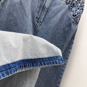CC 25 Pants Blue Cotton