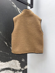 BURBERRY 25S TEDDY FLEECE VEST 0016
