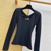 VALENTINO 26S LONG-SLEEVE LACE T-SHIRT STYLE 26