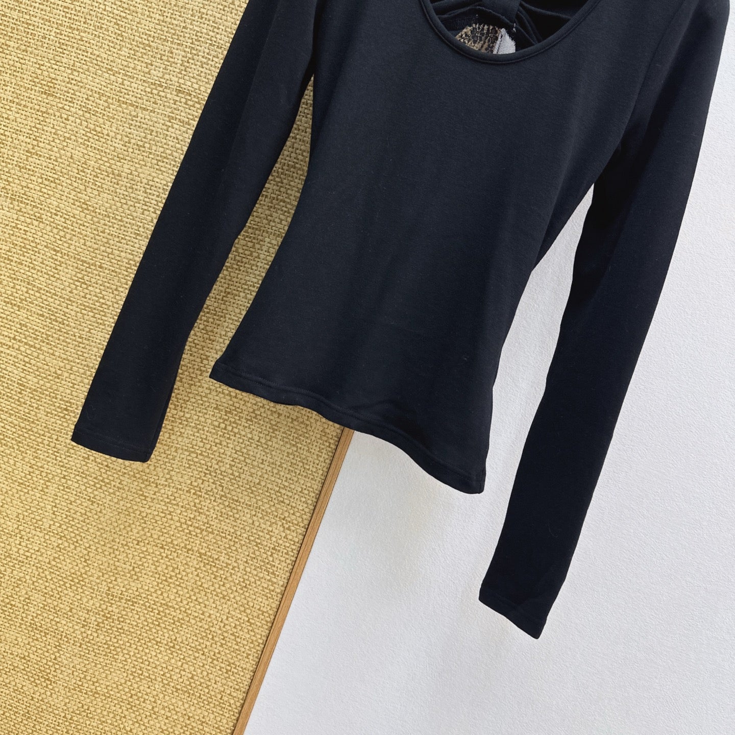 VALENTINO 26S LONG-SLEEVE LACE T-SHIRT STYLE 26