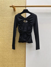 VALENTINO 26S LONG-SLEEVE LACE T-SHIRT STYLE 26