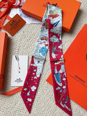 HERMES 26S SCARF 86 IN SILK 309634