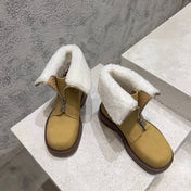 BOTTINE HADDOCK BOOTS IN CITRINE YELLOW SUEDE
