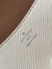 BUCI BAG 24 IN QUARTZ WHITE EPI GRAIN COWHIDE