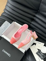 CLASSIC HIGH SLINGBACK LIGHT PINK SUEDE