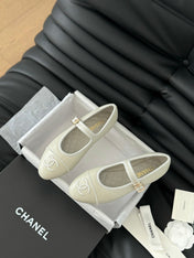 MARY JANE SHOES IN GREY LAMBSKIN