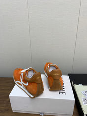 LW FLOW RUNNER SNEAKER ORANGE SUEDE