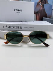 TRIOMPHE SUNGLASSES 548596 IN METAL BLACK LENSES