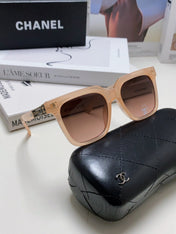 SQUARE SUNGLASSES 632877 IN PINK CLEAR ACETATE