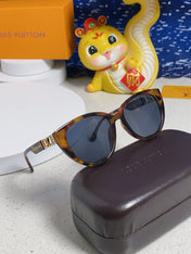 CAT EYE SUNGLASSES 567471 IN HAVANA ACETATE