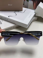 OBLIQUE SUNGLASS 571601 IN BLACK METAL