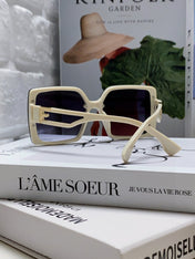FF DIAMONDS SQUARE FRAME SUNGLASSES 575802 IN ACETATE