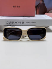 GLIMPSE SUNGLASSES 576819 IN WHITE ACETATE