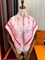 LV SCARF 90 CM IN SILK 723122