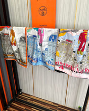 HERMES 25S SCARF 90 IN SILK 730547
