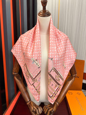LV SCARF 90 CM IN SILK 733840
