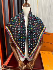 LV SCARF 90 CM IN SILK 07