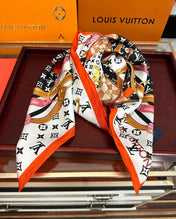 LV SCARF 90 CM IN SILK 738451