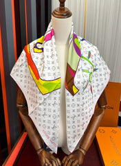 LV SCARF 90 CM IN SILK 02