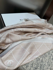 CHANEL 26S SCARF 140 IN WOOL AND SILK 309961